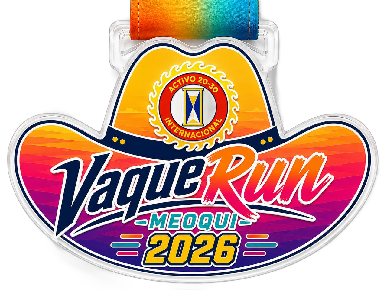 Medalla Oficial VaqueRun Meoqui 2026